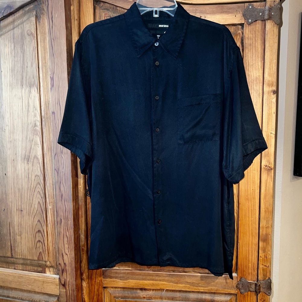 Murano silk black shirt